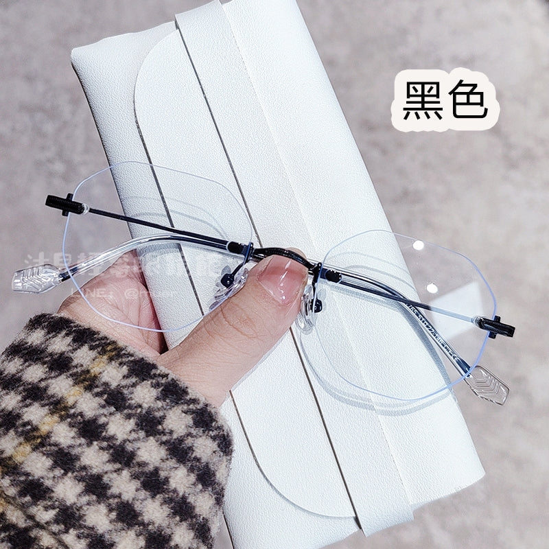 簡約百搭變色無框眼鏡